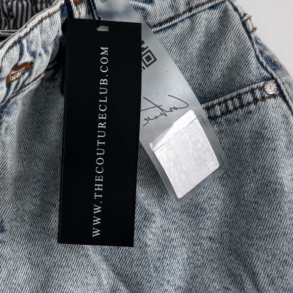 NWOT Couture Club Denim Shorts - Picture 4 of 4